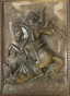 Vintage Greek icon on Metal of st.George Large - 3