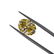 3.54 Ct. Natural Fancy Light Brownish Yellow Oval Shape - 5
