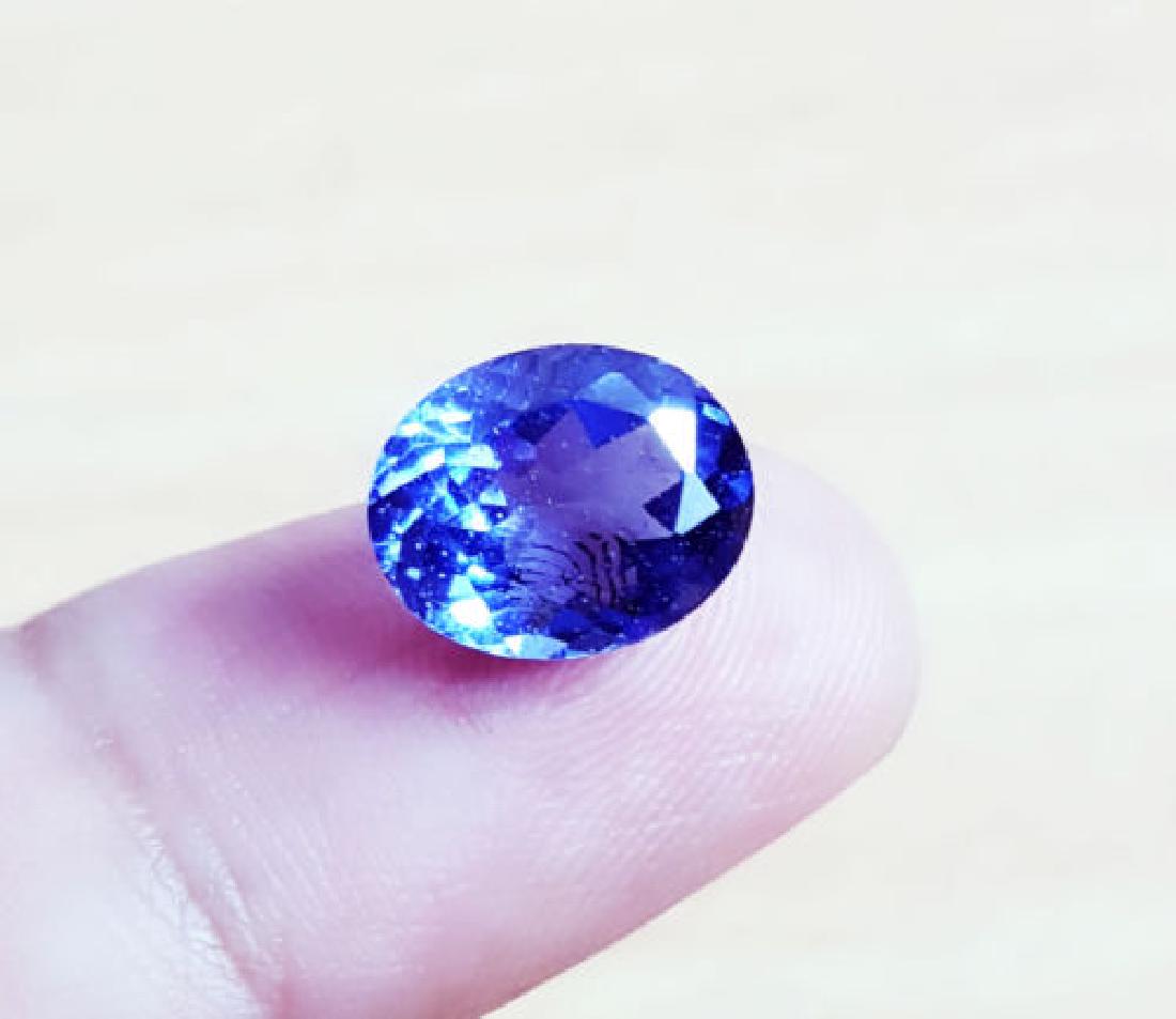 Excellent 3.77 Ct Certified Oval Shape Tanzanite (1 of 5)