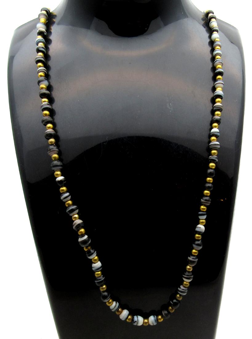 Ancient Roman Glass Beaded Necklace (1 of 3)