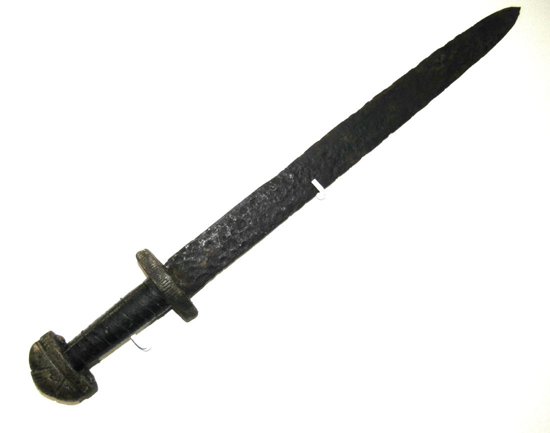 Medieval Viking Era Iron Sword with Handle (1 of 5)