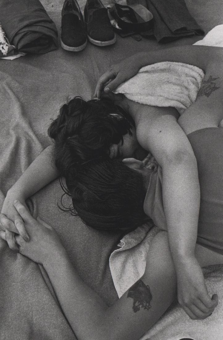 BRUCE DAVIDSON - Young Couple: Artist: BRUCE DAVIDSON Print Title: Young Couple Medium: Sheet-fed Gravure Printing Date: 1998 Printed in Japan Image Size: 5.5 x 8 inches Bruce Davidsonis an American photographer. He has been a memb