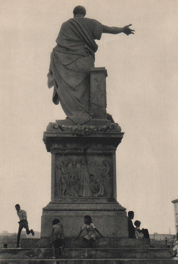 ROBERT FRANK - Livorno: Artist: ROBERT FRANK Print Title: Livorno Medium: Sheet-fed Gravure Printing Date: 1962 Printed in Switzerland Image Size: 7.75 x 11.5 inches Robert Frank (b. 1924) is an American photographer and doc