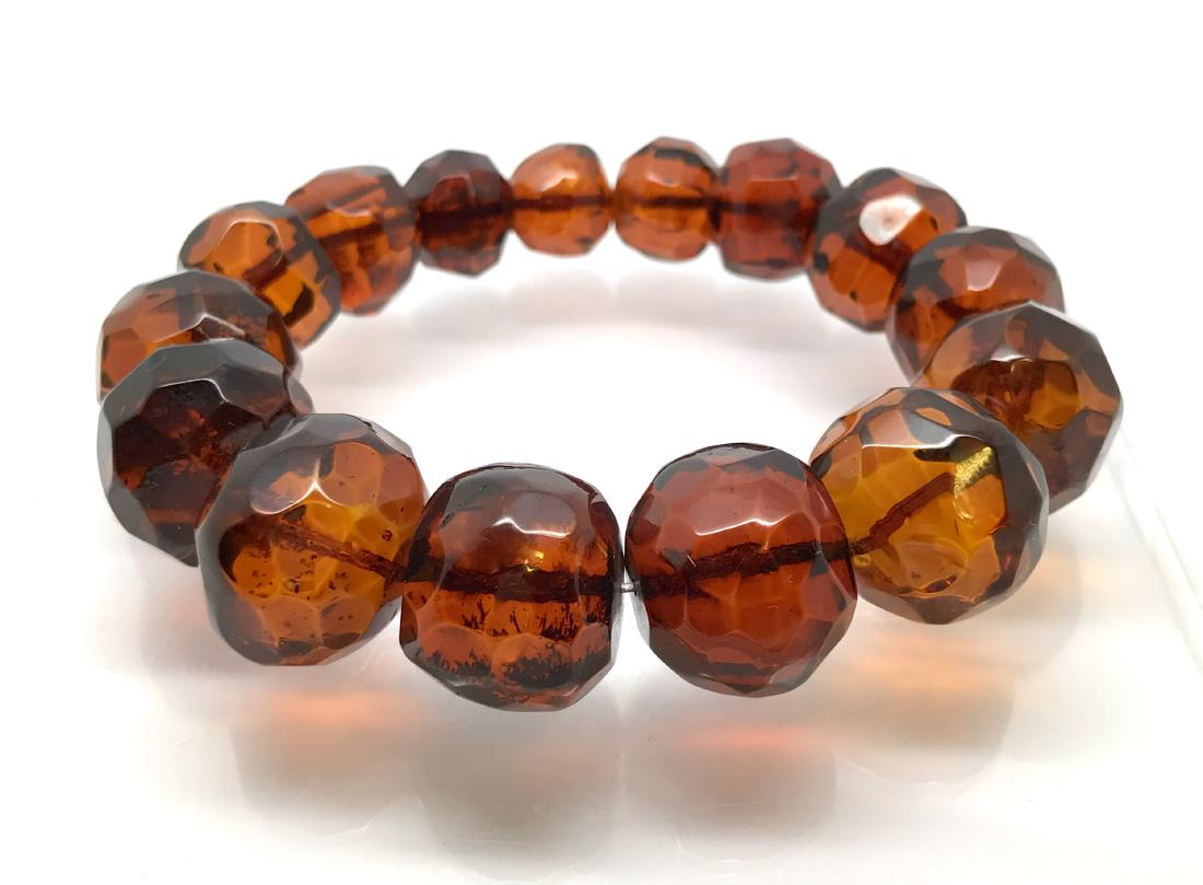Baltic Amber Bracelet Cognac Butterscotch Colour (1 of 8)