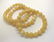 Baltic Jewelry Set x3 Bracelets Yellow-White Colour - 3