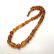 Vintage Baltic Amber carved beads necklace, 46 cm - 3