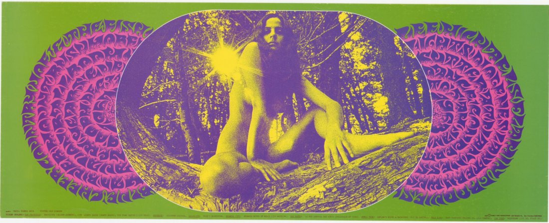 FD 99 - Avalon Ballroom 12/31/67: Title: FD 99 - Avalon Ballroom 12/31/67 Artist: Bob Schnepf, Thomas Weir Printing Date: 1967 Size: 30x70cm Blue Cheer, Country Joe & the Fish, Lee Michaels, Flamin' Groovies Please note that this lot 