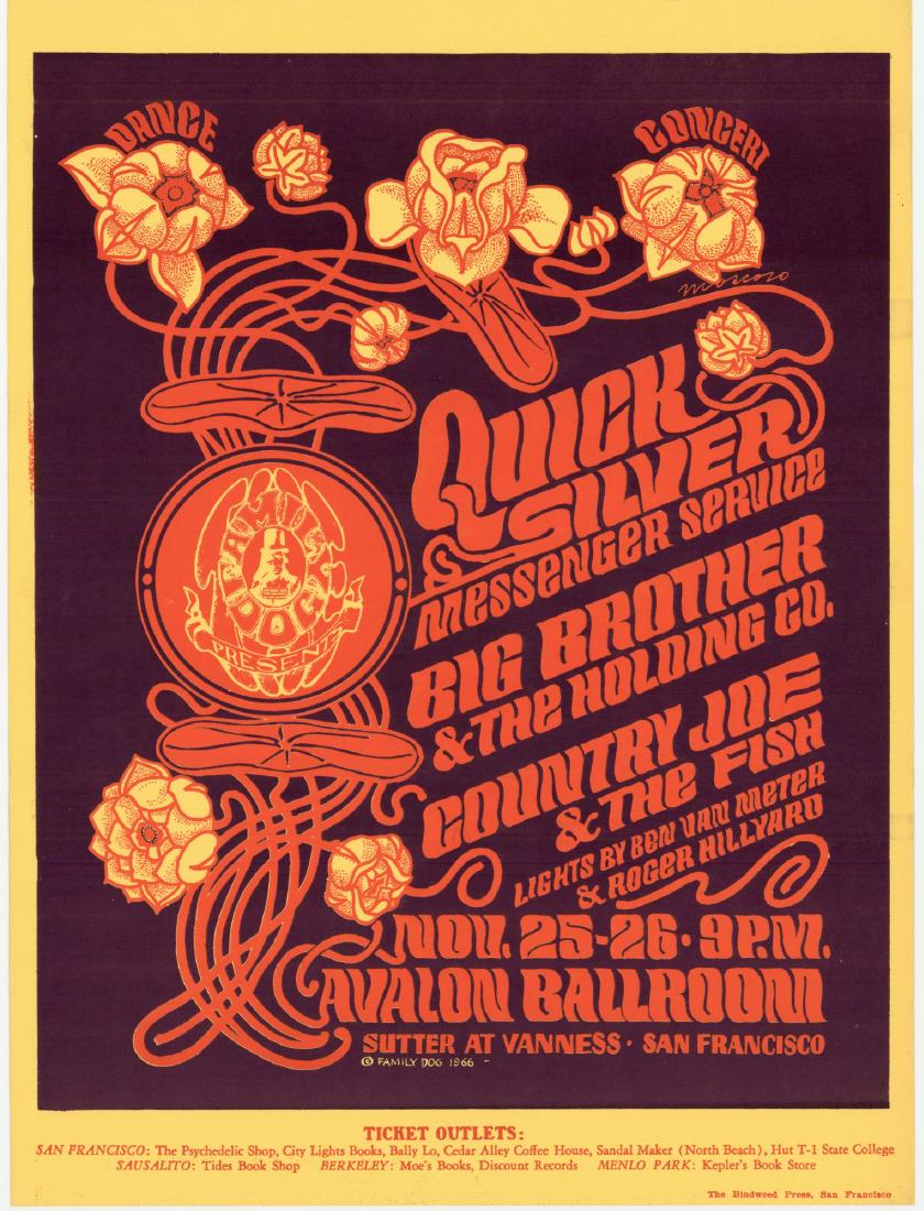 1st Edition - FD 36 QUICK SILVER - AVALON BALLROOM (1 of 1)