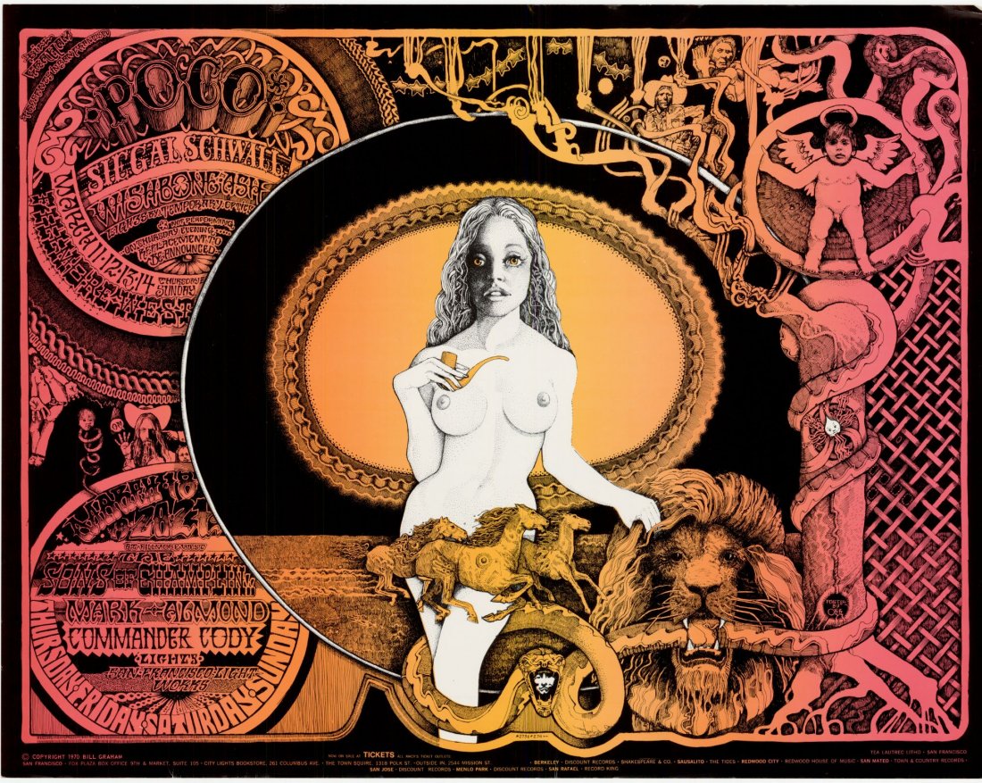 1st Edition - BG273 - Fillmore West 3/11-14: Title: 1st Edition - BG273 - Fillmore West 3/11-14 Artist: Norman Orr Printing Date: 1971 Size: 52x70cm Poco, Siegal Schawall, Wishbone Ash Please note that this lot has a confidential reserve. When y