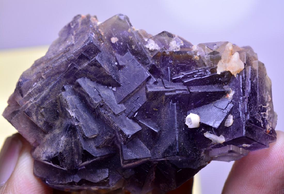 62 Grams Fluorite Specimen With Calcite (1 of 6)