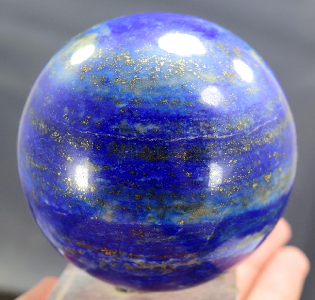 626 Gram round shape lapis lazuli ball (1 of 5)
