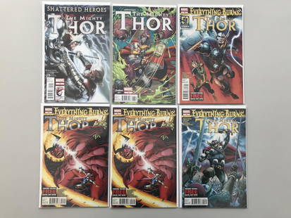 Lot of 12 Mighty Thor (2011 Marvel) #12 13 18 19 21: Lot of 12 Mighty Thor (2011 Marvel) #12 13 18 19 21 Thor (1998-2004 2nd Series) #2-4 20 23 Mighty Thor Saga (2011) #1 VF Very Fine Please note that this lot has a confidential reserve. When you