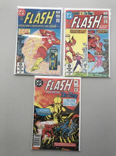 Lot of 3 Flash (1959 1st Series DC) #307 308 310 VF: Lot of 3 Flash (1959 1st Series DC) #307 308 310 VF Very Fine Please note that this lot has a confidential reserve. When you leave a bid in advance of the auction, submit your maximum. The bidder