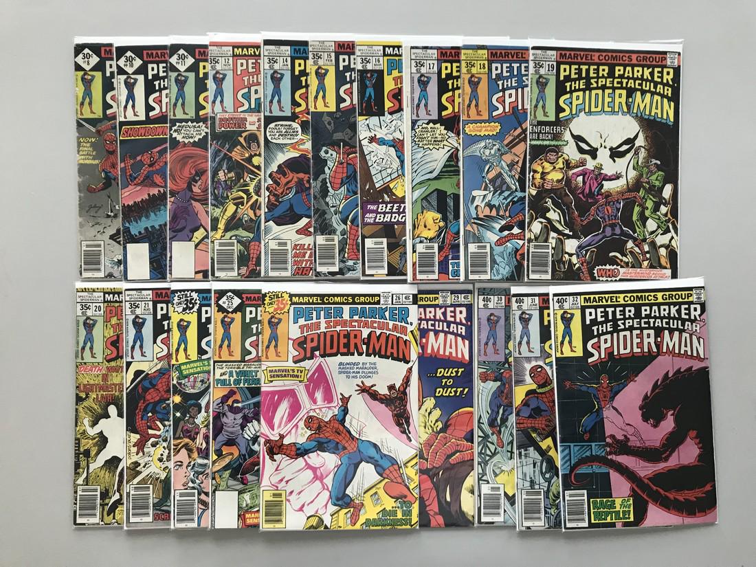 Lot of 41 Spectacular Spider-Man (1976 1st Series) (1 of 2)