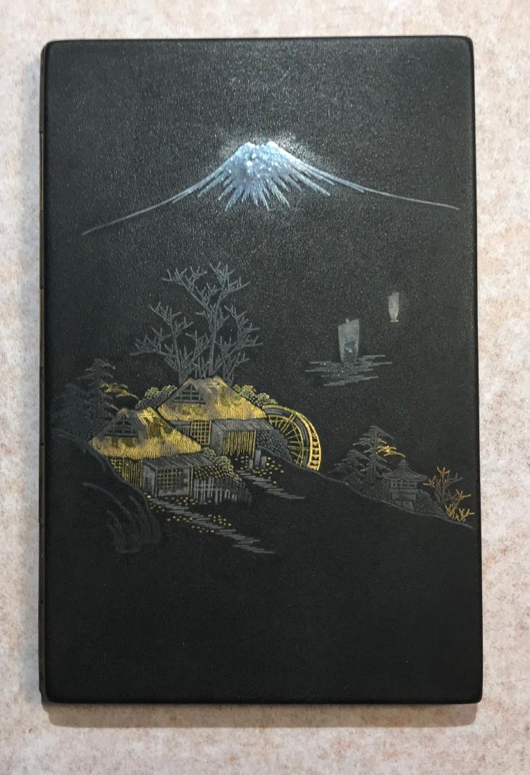 Komai style damascene cigarette case (1 of 2)