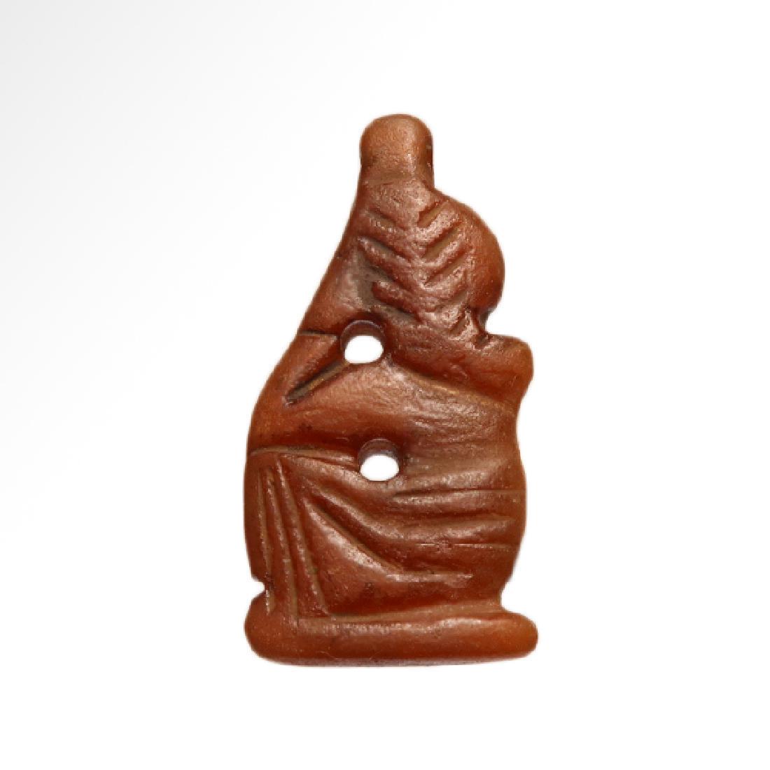 Egyptian Carnelian Amulet of Harpocrates 2nd Century BC (1 of 4)