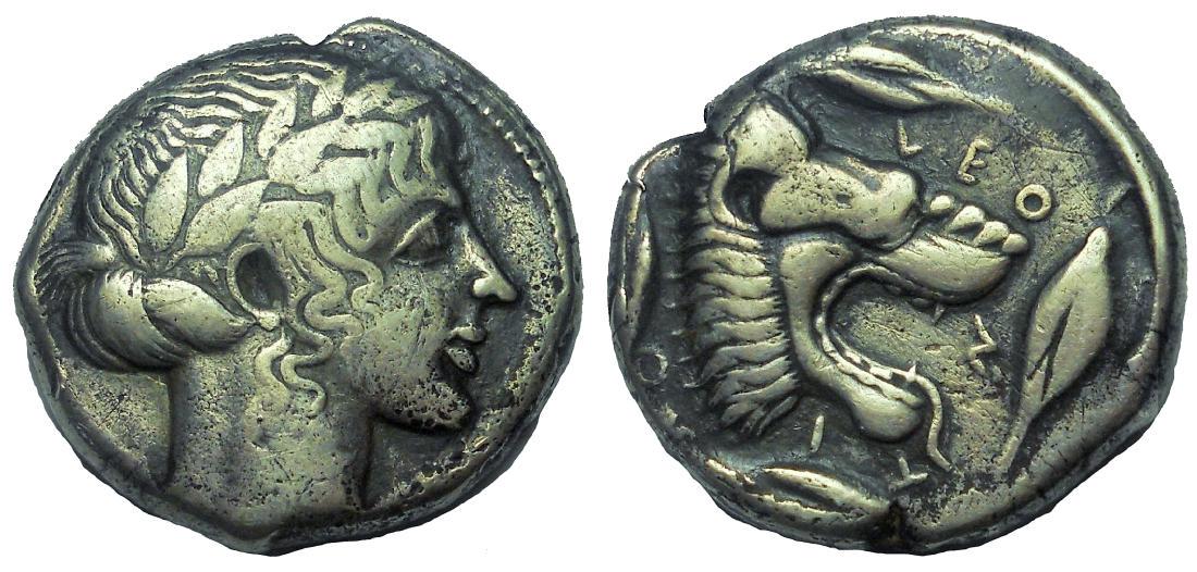 Sicily Leontinoi Tetradrachm (1 of 1)