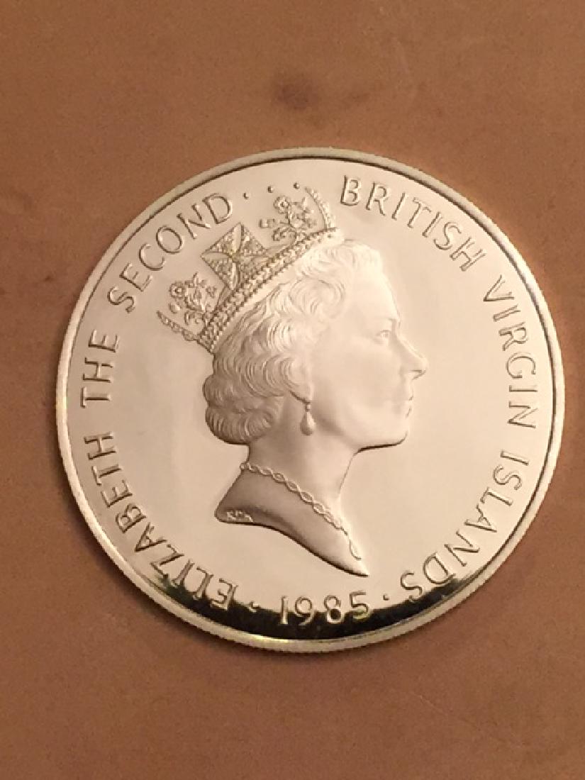 British Virgin $20 0.925 1985 - ASW = .5677 Troy Ounces (1 of 2)