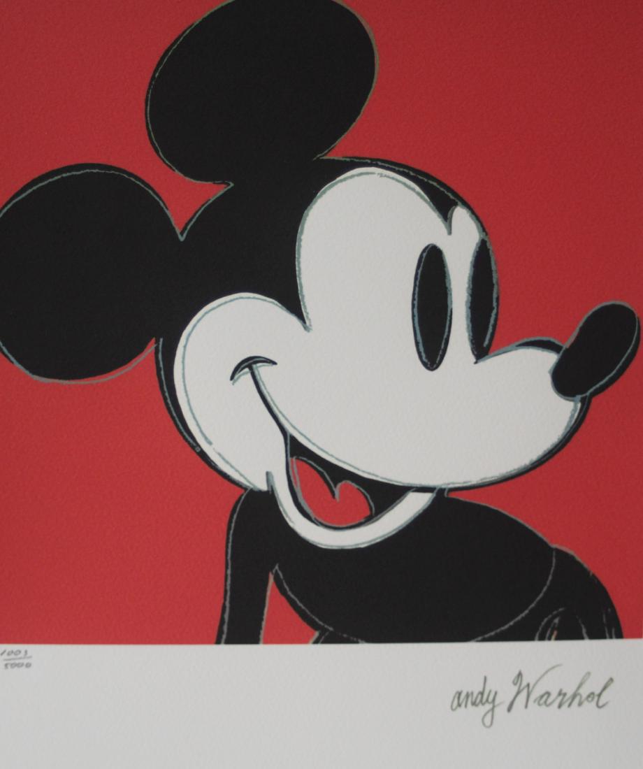 Andy Warhol Lithograph CMOA - Mickey Mouse (1 of 5)