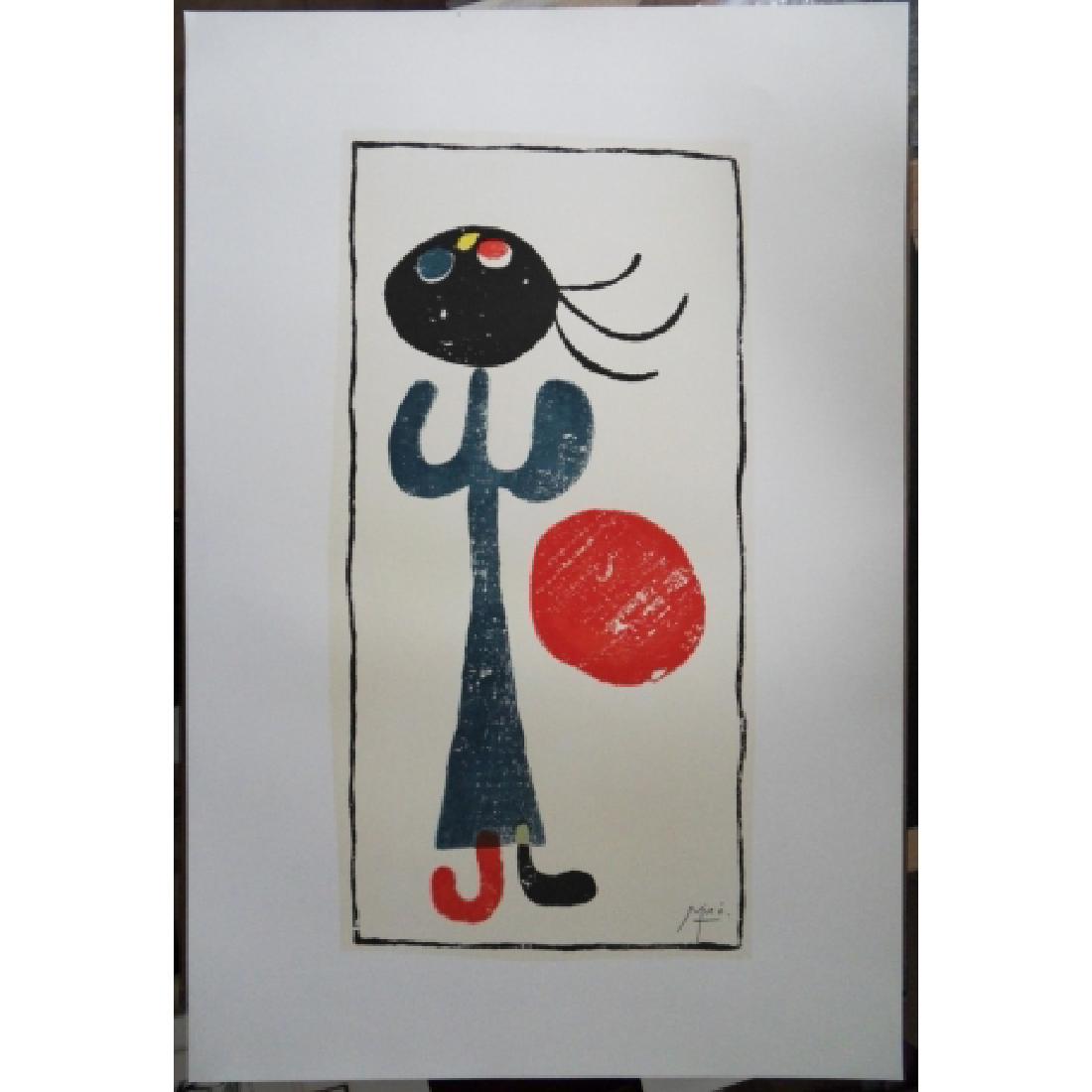 Joan MIRO Girl with red ball Lithograph (1 of 8)