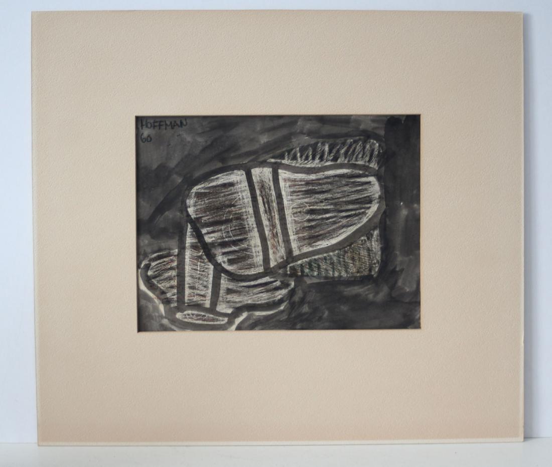 MARTIN JOSEPH HOFFMAN Abstract Work 1960 Watercolor (1 of 4)