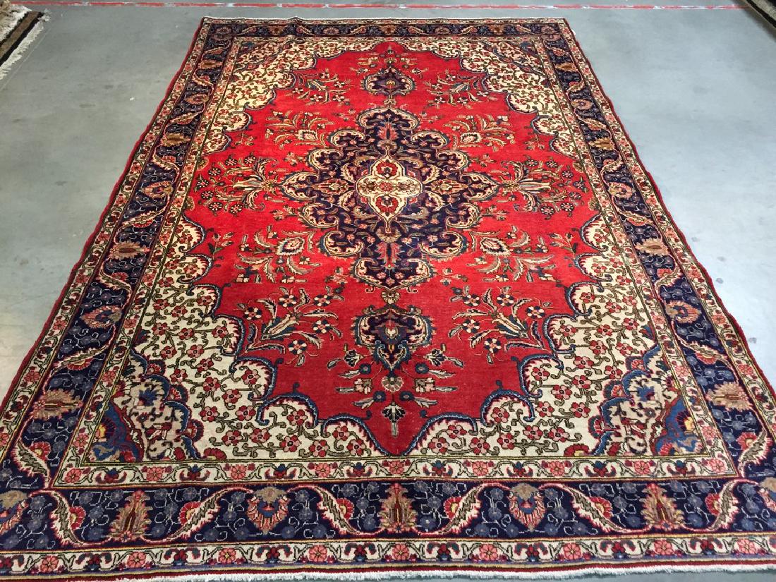 Antique Persian Tabriz Rug 7.7x11.3 (1 of 9)