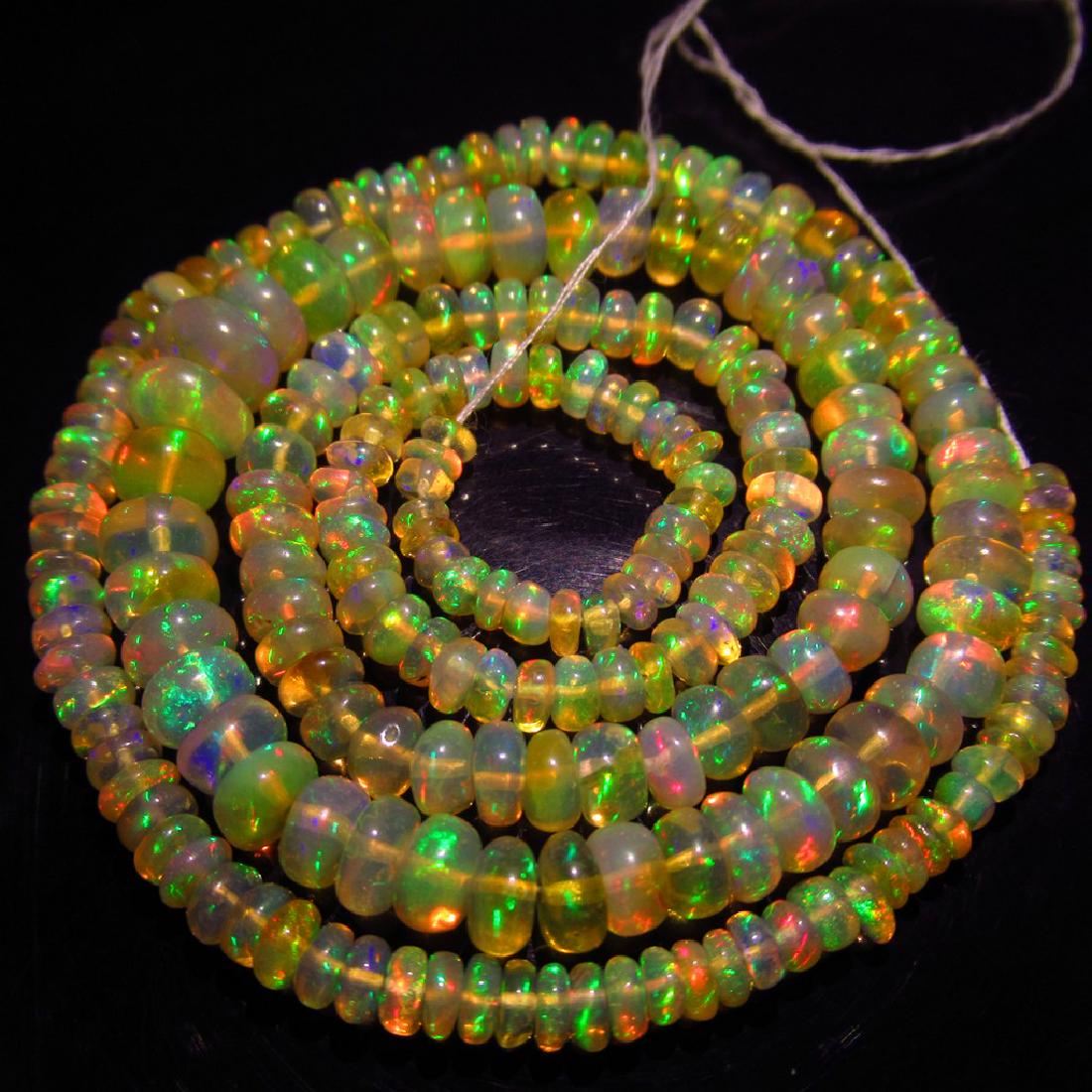 50.90 Ctw Natural 220 Loose Drilled Opal Beads Necklace (1 of 4)