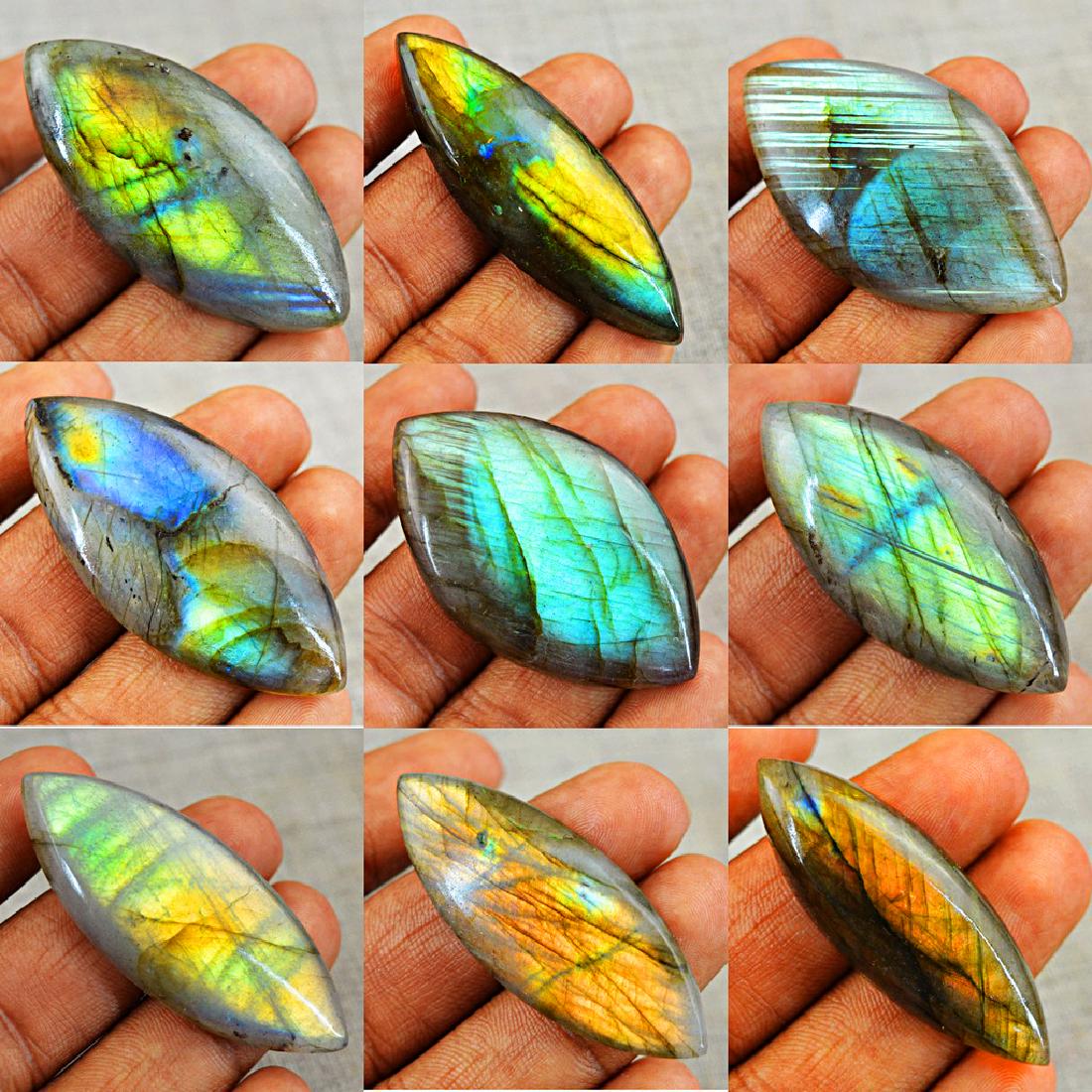 Amazing Flash Labradorite Marquise Gemstones (1 of 10)