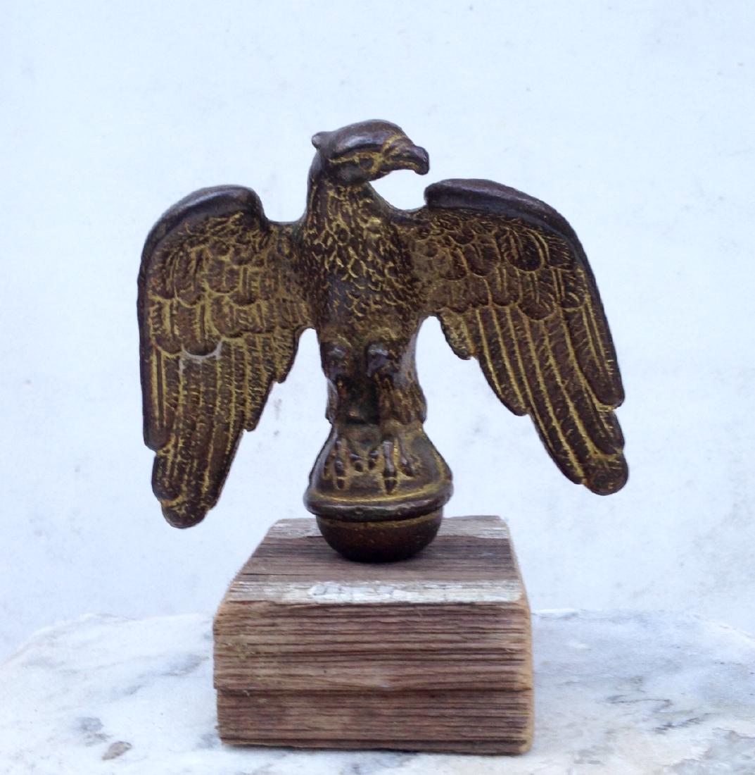 Solid Brass Eagle Flag Topper (1 of 3)