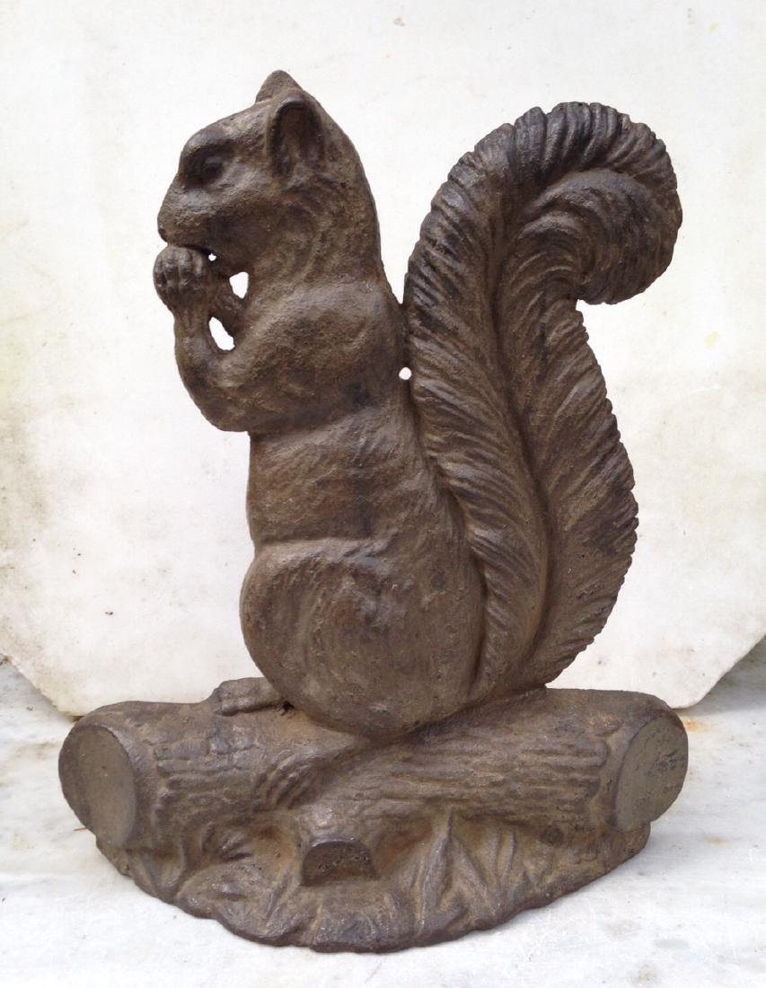 Cast Iron Squirrel Door Stop (1 of 7)