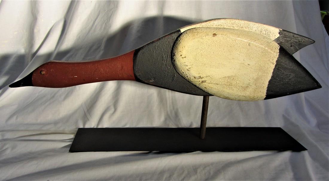Folk Art Canvasback Duck Wind Weather Vane (1 of 4)