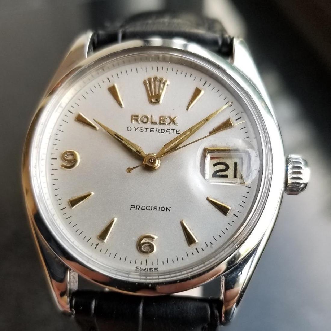 Vintage 1950 Rolex 6694 Oysterdate Precision Manual (1 of 10)