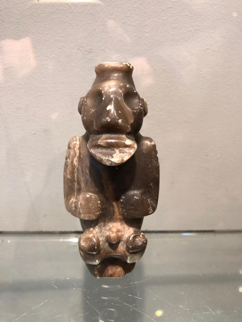 Late Taino Primitive Figure Carved in Soap Stone (1 of 6)