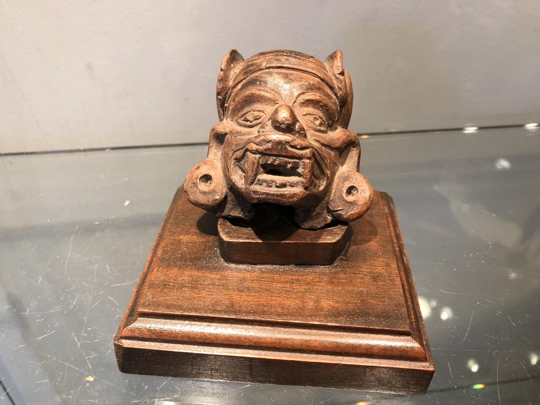 Precolumbian Maya Terra Cotta Head (1 of 7)