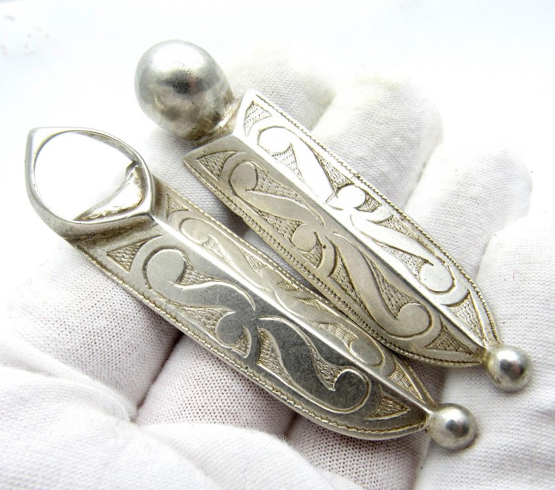 Medieval Saxon Silver Belt Buckle (1 of 3)