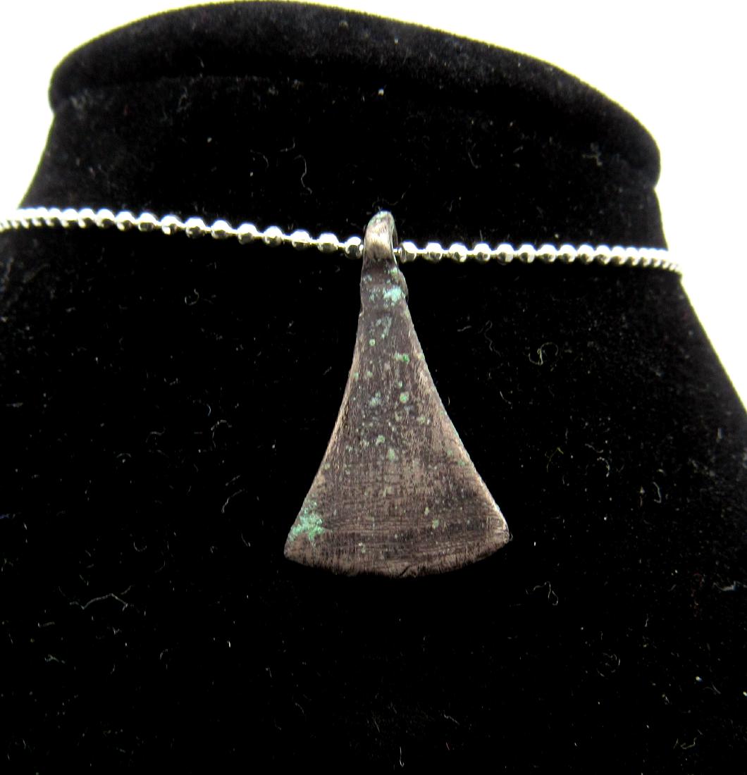 Viking Silver Ax Shaped Amulet (1 of 2)