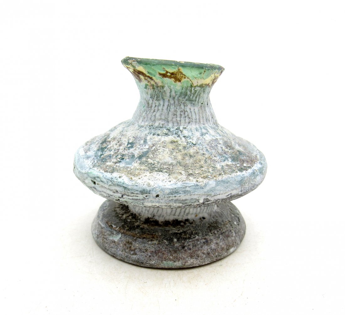 Ancient Roman/ Byzantine Glass Flask (1 of 3)