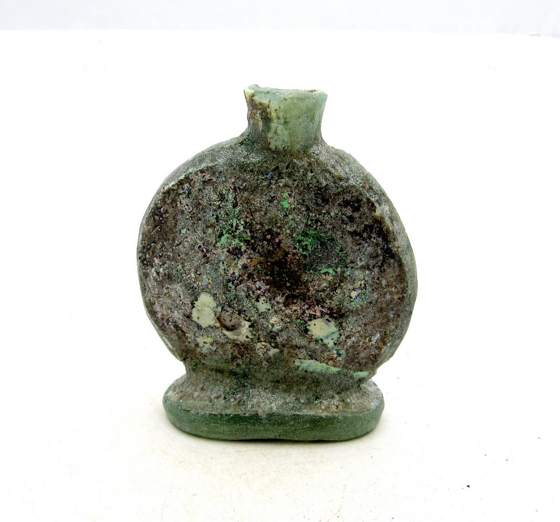 Ancient Roman/ Byzantine Glass Flask (1 of 3)