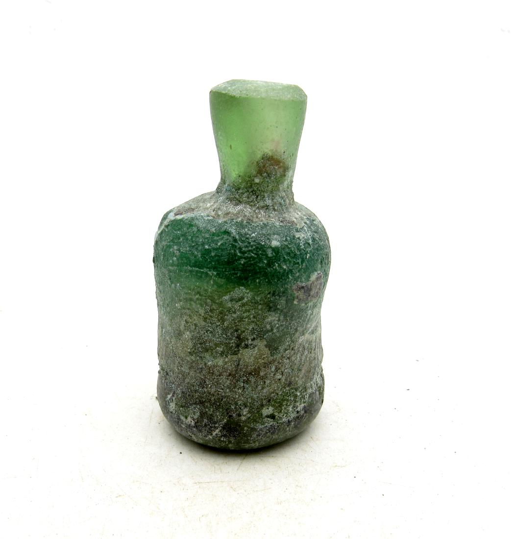 Ancient Roman/ Byzantine Glass Flask (1 of 3)