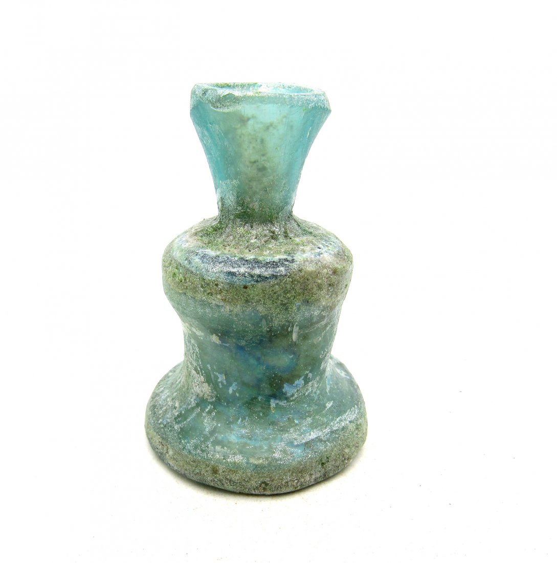 Ancient Roman/ Byzantine Glass Flask (1 of 3)