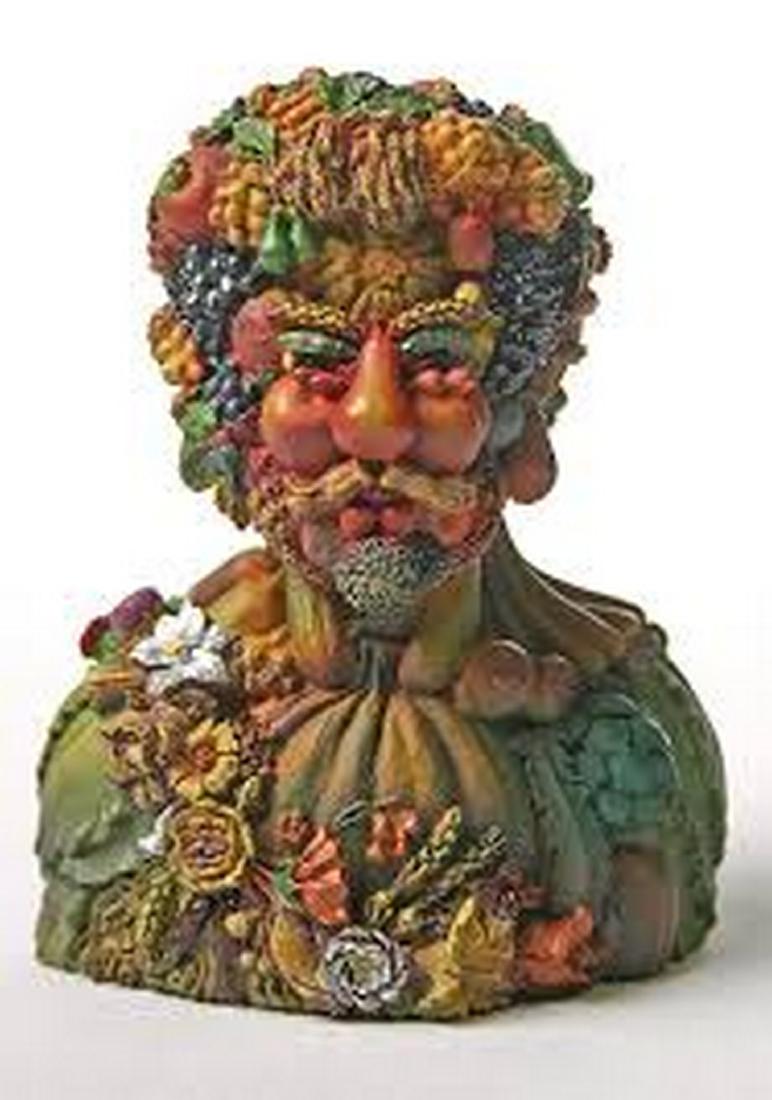 After Giuseppe Arcimboldo: Vertumnus Head Statue (1 of 3)
