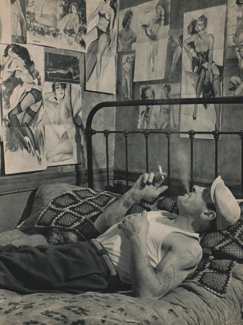 ROBERT DOISNEAU - Pin-Ups: Artist: ROBERT DOISNEAU Print Title: Pin-Ups Medium: Sheet-fed Gravure Printing Date: 1956 Printed in France Image Size: 8 x 10.5 inches Robert Doisneau (1912-1994) was a French photographer. In the 1