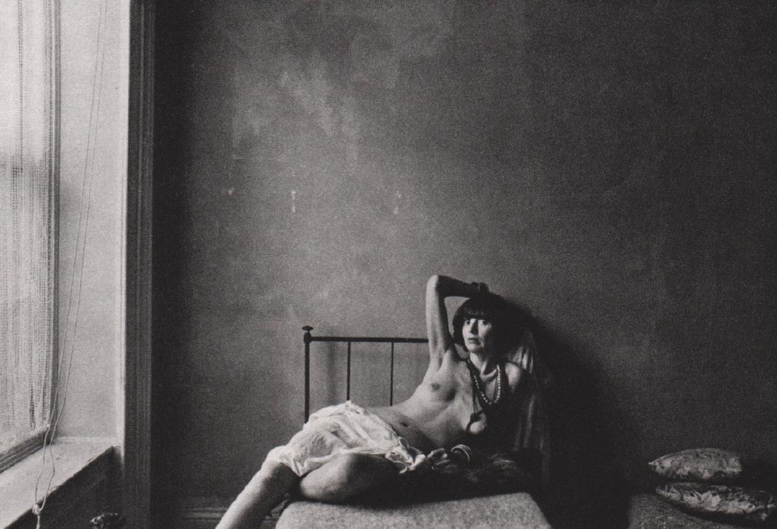 DUANE MICHALS - Deborah Turbeville: Artist: DUANE MICHALS Print Title: Deborah Turbeville Medium: Sheet-fed Gravure Printing date: 1990 Printed in Japan Image Size: 6.5 X 4.5 inches Duane Michals (b. 1932) is an American photographer. M