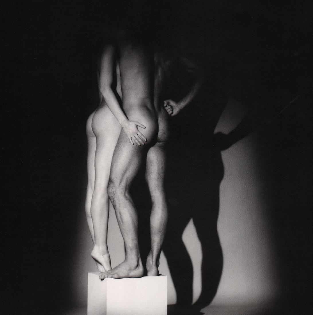 JEANLOUP SIEFF- Couple, Paris, 1986: Artist: JEANLOUP SIEFF Print Title: Couple, Paris, 1986 Medium:Duotone Engraving Printed 1994 in Italy Image size (inches) approx. 7 x 7” Jeanloup Sieff (1933-2000) was a French photographer born t