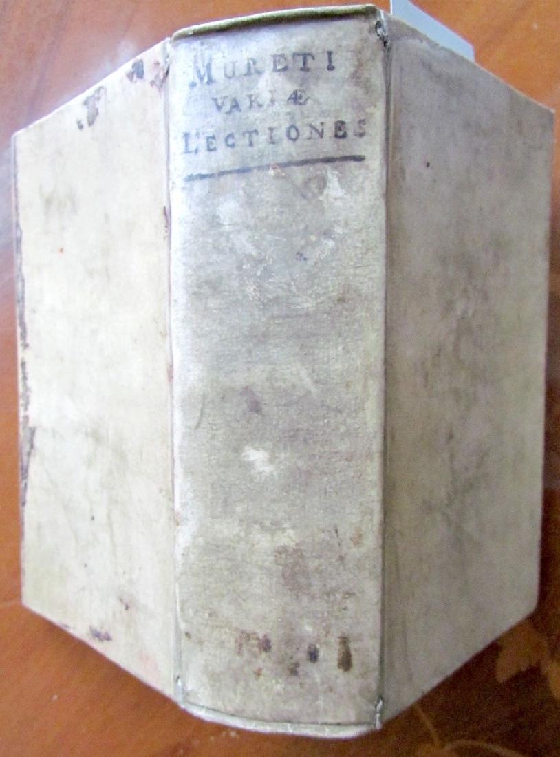 1580s ANTIQUE VELLUM BOUND BOOK IN LATIN (1 of 6)