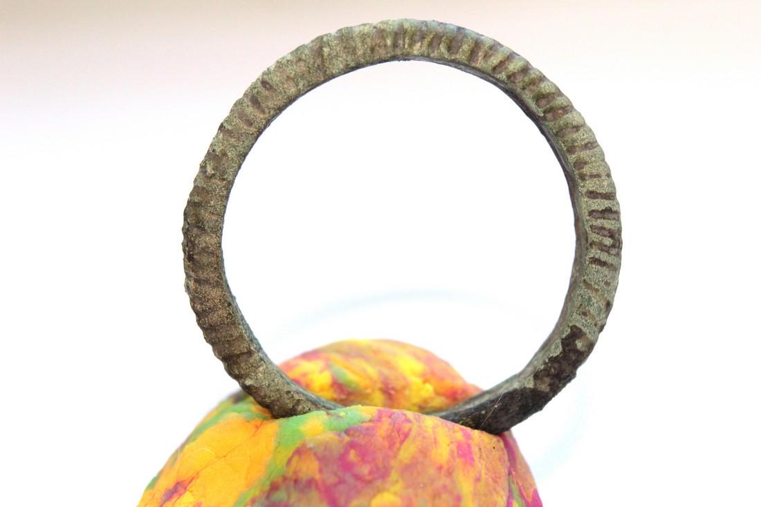 Large Medieval Viking Bronze Amulet Ring (1 of 5)