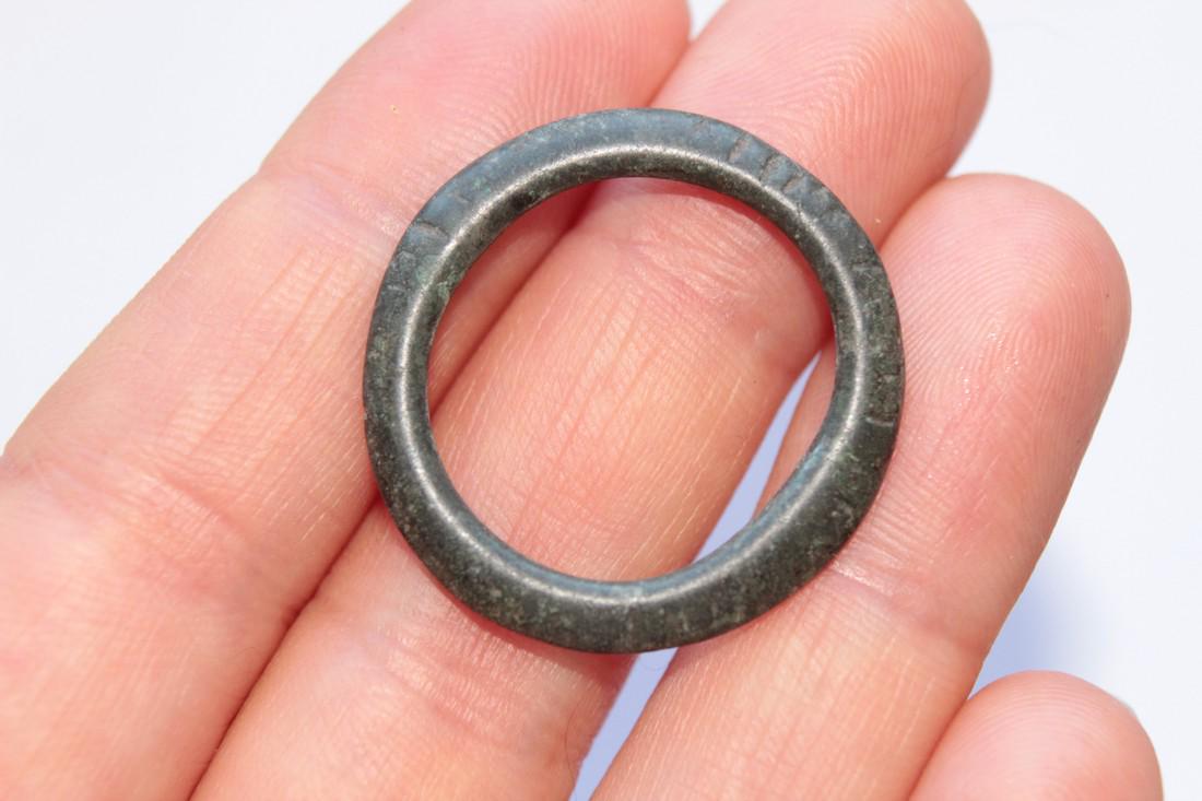 Medieval Viking Bronze Amulet Ring (1 of 4)