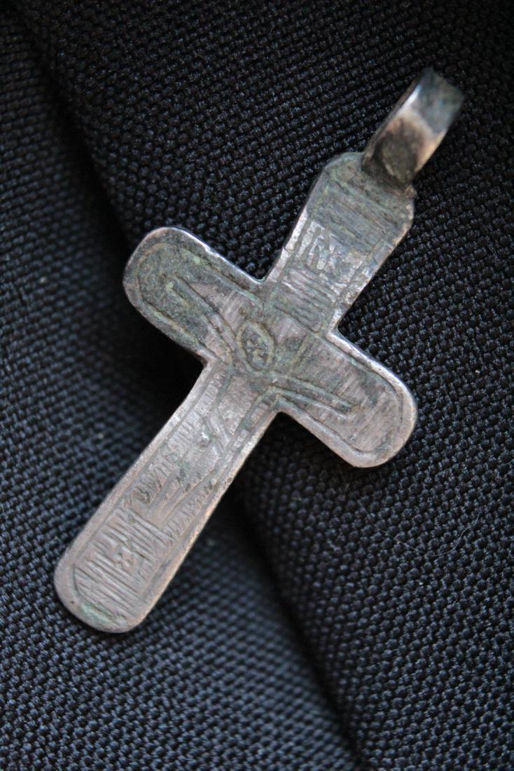 Post Medieval Silver Orthodox Cross Pendant (1 of 7)