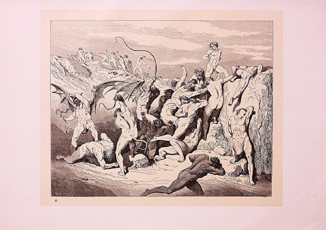 Gustave Doré - Dante Alighieri's Inferno Punishment (1 of 3)