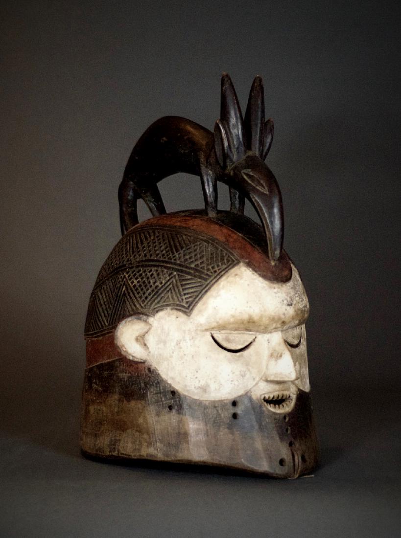 African Tribal Suku Kholuka Helmet or Hemba Mask (1 of 1)